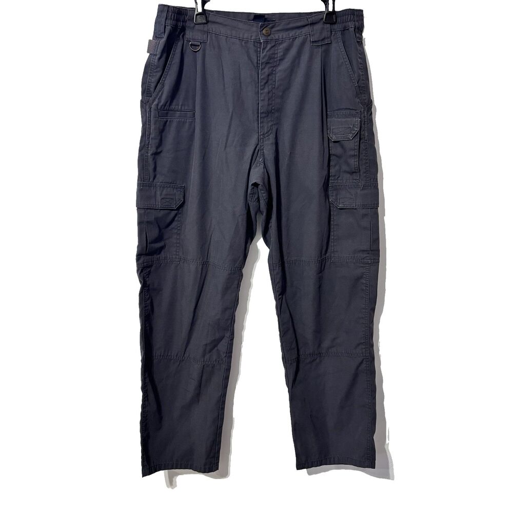 5.11 Tactical Pants Taclite Pro‎ Ripstop GRAY Cargo Pockets Sz 36x32 OUTDOORS
